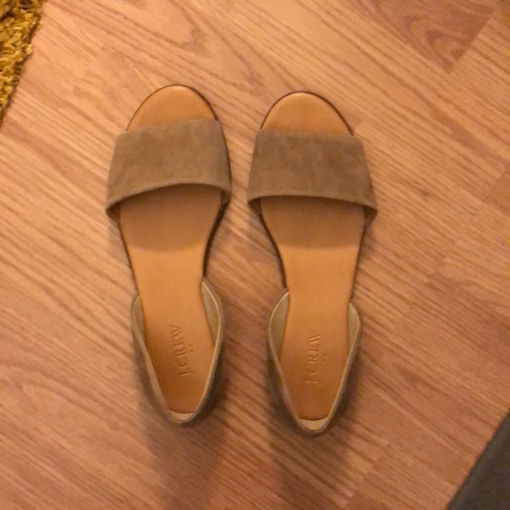 Nude J. Crew Factory flats